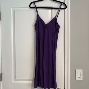 Splendid spaghetti strap purple cotton dress size S